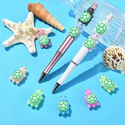 10Pcs 10 Colors Luminous Silicone Beads&nbsp;SIL-CJ0003-08