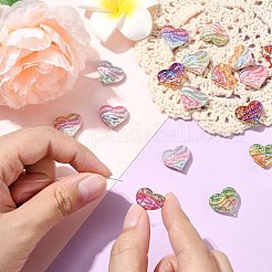 13Pcs 13 Colors Electroplate Resin Beads&nbsp;RESI-CJ0004-69