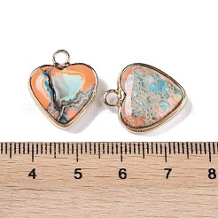 Dyed Synthetic Imperial Jasper Pendants&nbsp;G-P529-08G-02