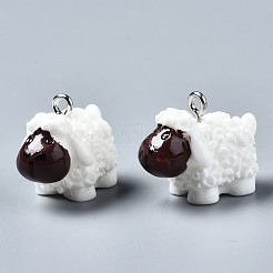 Opaque Resin Pendants&nbsp;RESI-S356-070