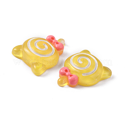 Opaque Resin Cabochons&nbsp;RESI-WH0035-03A
