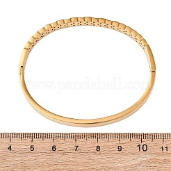 304 Stainless Steel Micro Pave Cubic Zirconia Hinged Bangles for Women&nbsp;BJEW-Z146-02G