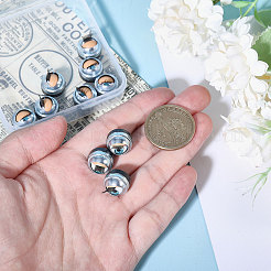 10 Pairs Iron & Plastic Blinkable Craft Eye&nbsp;DIY-GL0005-20A