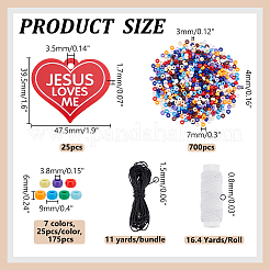 DIY Necklace/Bracelet Making Kits&nbsp;DIY-WR0005-25