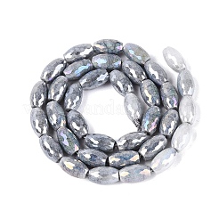 Anti-Tarnish Electroplate Glass Beads Strands&nbsp;EGLA-Q130-02A-01