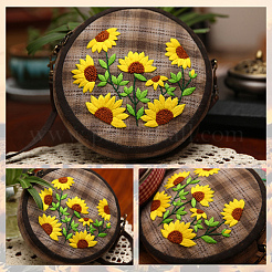 DIY Crossbody Bag Embroidery Kit&nbsp;DIY-WH0325-88