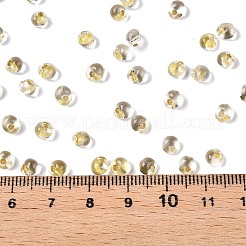 6/0 Baking Paint Transparent Fringe Glass Seed Beads&nbsp;X1-SEED-N006-06B