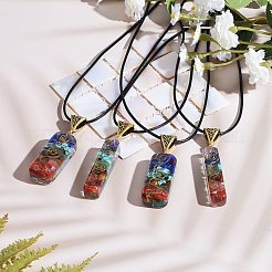 4Pcs 2 Styles Chakra Jewelry&nbsp;NJEW-SZ0001-06