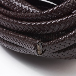 Braided Leather Cord&nbsp;WL-F009-C02-12x6mm