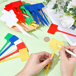 50Pcs 5 Colors Plastic Plant Labels&nbsp;FIND-SP0005-64