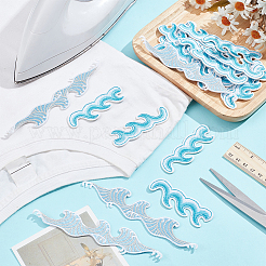 Polyester Cloth Embroidery Sew on Appliques&nbsp;PATC-NB0001-31
