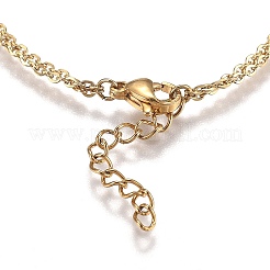 Brass Micro Pave Clear Cubic Zirconia Link Bracelets&nbsp;BJEW-Z003-22G
