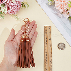 1Pc PU Leather Tassel Keychains&nbsp;KEYC-CL0001-50B
