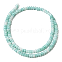 Cracked Opaque Glass Beads Strand&nbsp;GLAA-D306-A10