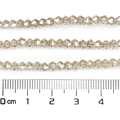 Transparent Electroplate Glass Beads Strands&nbsp;EGLA-A039-T3mm-UA08