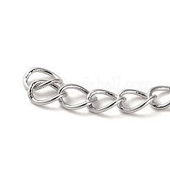 Rack Plating Brass Curb Chain Extender&nbsp;KK-Q807-12P