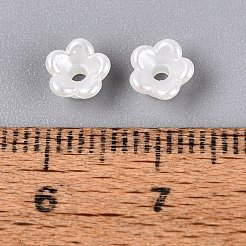 ABS Plastic Imitation Pearl Bead Caps&nbsp;KY-ZX007-02B