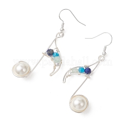 Brass Dangle Earrings&nbsp;EJEW-TA00804