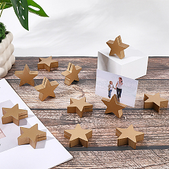 24Pcs Printed Wooden Name Card Holders&nbsp;AJEW-ME0004-23