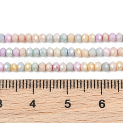 Electroplate Rondelle Glass Beads Strands&nbsp;GL-T021-2x2.5mm-17-25