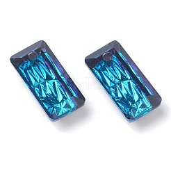 Embossed Glass Rhinestone Pendants&nbsp;GLAA-J101-07A