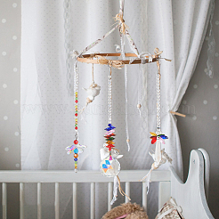 3Pcs Glass Dragonfly Hanging Suncatchers&nbsp;HJEW-FH00221