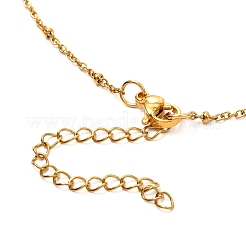 Cowrie Shell & Natural Pearl Pendant Necklace for Teen Girl Women&nbsp;NJEW-JN03717-02