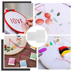 2 Styles Cotton/Polycotton Cross Stitch Fabric&nbsp;DIY-AR0004-87