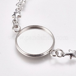Tarnish Resistant 304 Stainless Steel Bracelet Making&nbsp;STAS-L248-008P