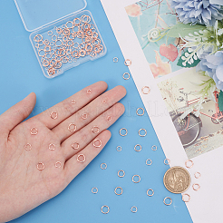 180Pcs 6 Styles Brass Open Jump Ring&nbsp;KK-GA0001-40