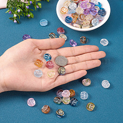 120Pcs 12 Style Transparent Glass Beads&nbsp;GLAA-TAC0020-33