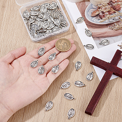 80Pcs Tibetan Style Alloy Pendants&nbsp;TIBEP-HY0001-14