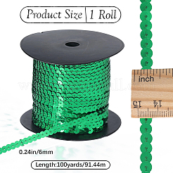 1Roll Plastic Paillette/Sequins Chain Rolls&nbsp;FIND-CY0001-14E