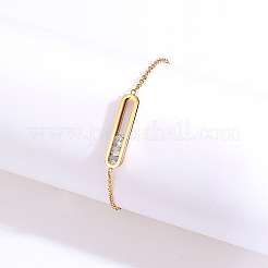 201 Stainless Steel Oval Bracelets&nbsp;IZ9909