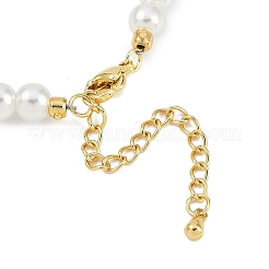 Rack Plating Brass Micro Pave Cubic Zirconia Charm Bracelets&nbsp;BJEW-P341-11G-01
