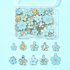 40Pcs 10 Styles Alloy Enamel Pendants&nbsp;ENAM-FS0002-32