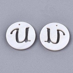 Natural Freshwater Shell Charms&nbsp;SHEL-S276-119U