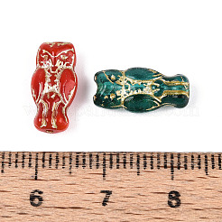 Owl Glass Beads&nbsp;GLAA-T025-33M