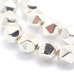 Electroplate Non-magnetic Synthetic Hematite Beads Strands&nbsp;G-L485-07B-S