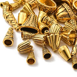 72pcs 10 style Tibetan Style Alloy Bead Cap & Cone&nbsp;TIBE-YW0001-57