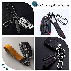 3 Sets 3 Styles Imitation Leather Keychains&nbsp;DIY-CA0004-47