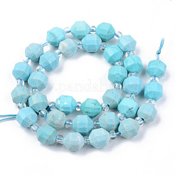 Natural Howlite Beads Strands&nbsp;G-R482-27-10mm