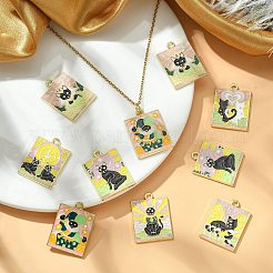14Pcs 7 Style Alloy Enamel Pendants&nbsp;ENAM-CJ0005-59