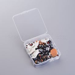 Halloween Theme Resin Cabochons&nbsp;CRES-X0010-08