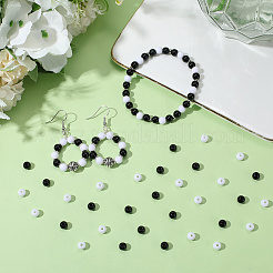 1000Pcs 2 Colors Opaque Acrylic Beads&nbsp;MACR-SP0001-81A