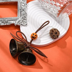 Halloween Iron Bell Hanging Ornaments&nbsp;HJEW-JM02432