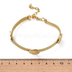 304 Stainless Steel Watch Band Chain Bracelets for Women&nbsp;BJEW-G770-01A-G