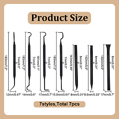 4Pcs Nylon Cleaning Brush Double Hooks Tools&nbsp;AJEW-AR0004-92