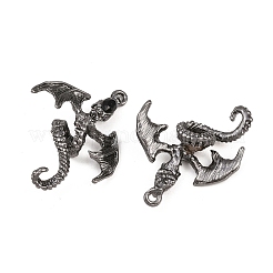 Alloy Rhinestone Pendants&nbsp;FIND-L027-01B
