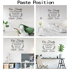 PVC Quotes Wall Sticker&nbsp;DIY-WH0200-056